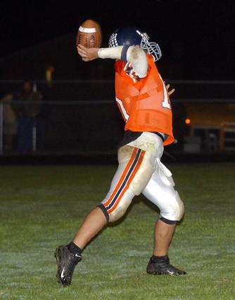 Kingston's Rock Gurney lets one fly.