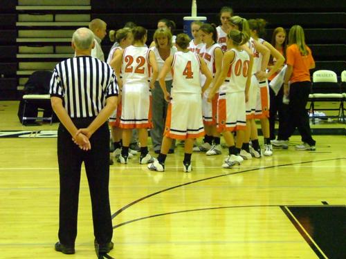 Lady Tigers Time Out