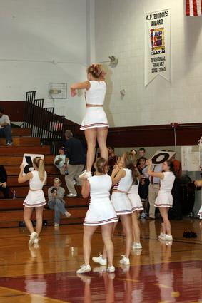 Cheerleaders in top form!