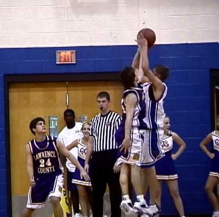 Lawrence Co- #34 Brody Clanton block