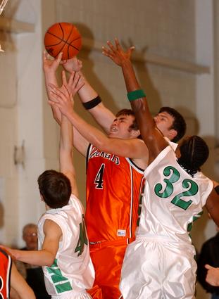 Brandon Foster powers one up.
