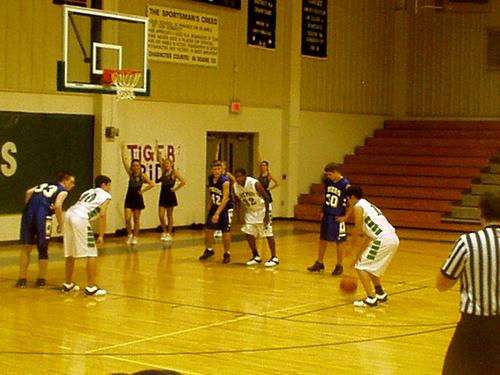Corey Payne at the line