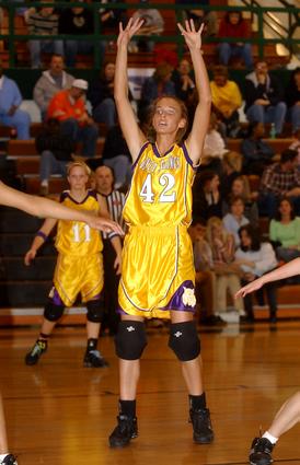 OS post Lauren Copeland wants the ball.