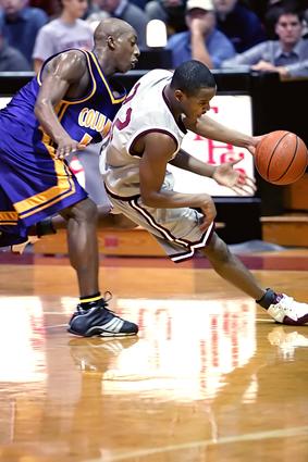 Derek Anderson working on Justen Bullock