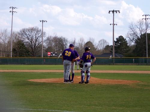 Meeting at the mound