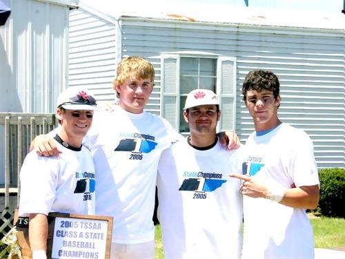 These 4 seniors  from USJ have 2 state championship rings  to wear. They won as freshmen and seniors...Andrew Long, Kennedy White, William Wallace, and Ryan Ross