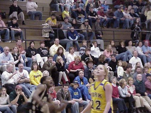 Is Monica Chumney afraid of the ball??