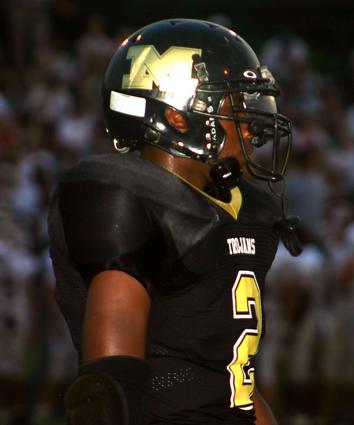 Trojan Tristan Starks rushed for two scores and 177 yards in the 2005 M&M Bowl.