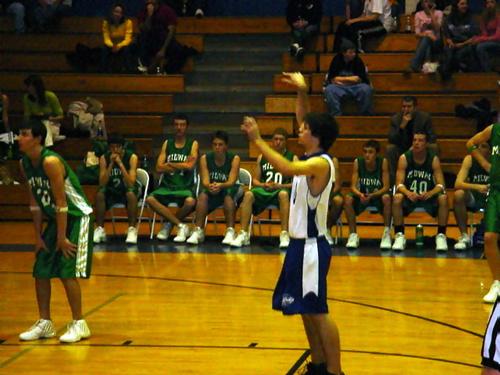 Cory Smith at the foul line