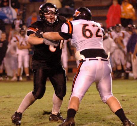 JACOB MELTON TRIES TO GET TO THE Q.B.