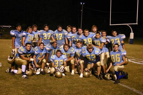 The Jet Seniors stop for a picture after their last home game