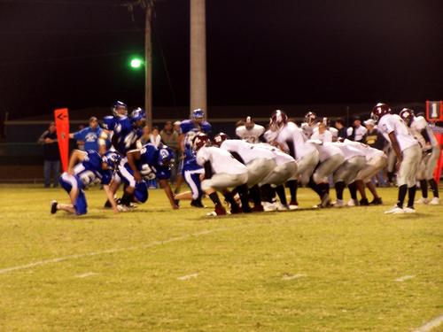 More War Eagles offense -vs- Central defense.