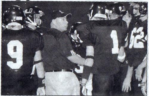 Coach Brooks in the Huddle