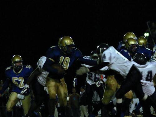 Chris keeps a dog away