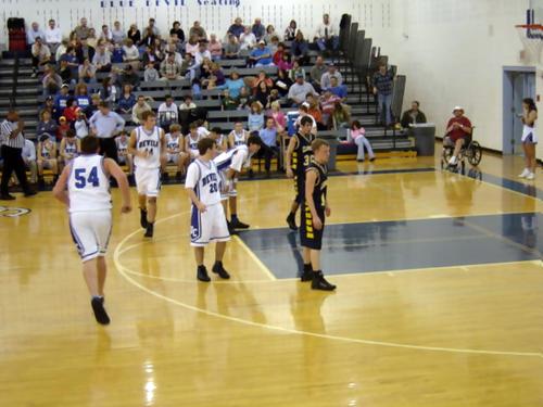 breaking for an inbounds play