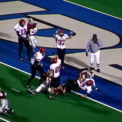 Ravenwood- #7 T.C. Jennings scores the winning TD for the Raptors