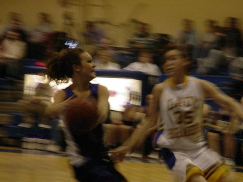 Stevie Gorrell makes a fast break to the goal