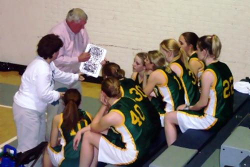 Lady Hawks at the Half