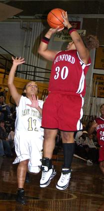 Lady Cougar Dominga Smith drops off the jumper.