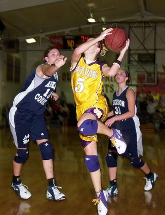 Kayla Christopher makes the attempt