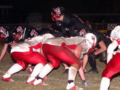 Tennessee Temple quarterback Kevin Smithson barks the count against Copper Basin this season. Smithson was named All-State QB by the Tennessee Sports Writers Association.