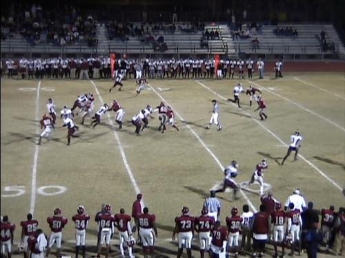 Hardin Co. vs. Memphis East -- Drew Burnham to Hunter DeBerry for the score.