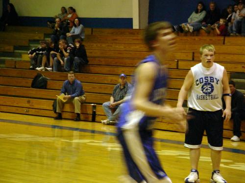 Matthew McGaha finishes a trey