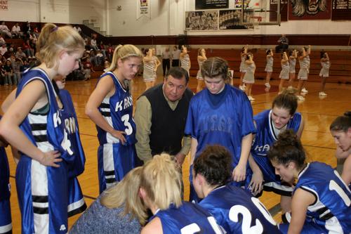 Karns with the strategy session