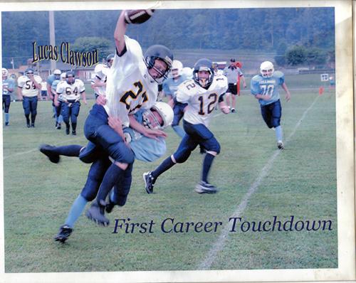 Lucas Clawson Touchdown