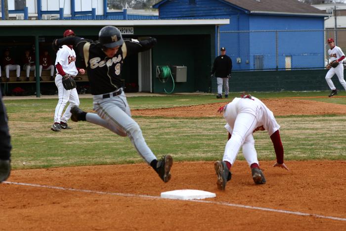 Taylor Hill Beats out a single