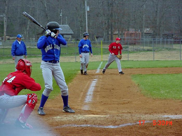 Senior Sargent looks for a pitch to drive.