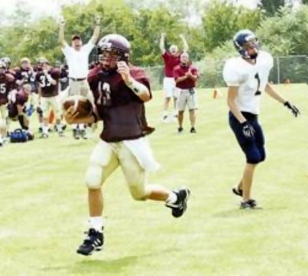 DanielPugh scores with interception..