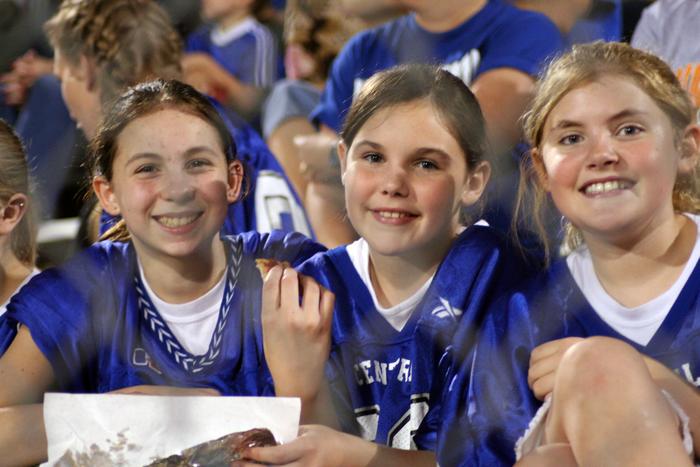 Delaina Norval, Savannah Smothers, and Kaitlin Scott  support the Tigers!