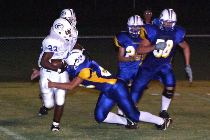 nice open field tackle