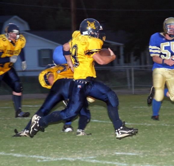 Nick Sluder on the run