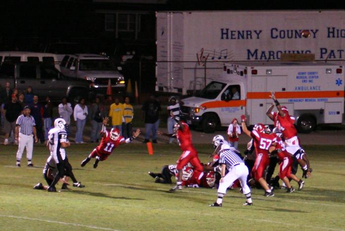 Overtime field goal ends the war.  Hawks 7 & 0.