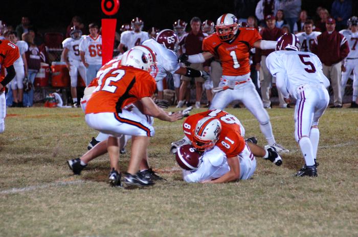 Luke Hall, 81 Makes the Tackle