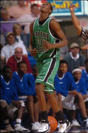 Antwain Wiggins reacts after being called foul at state