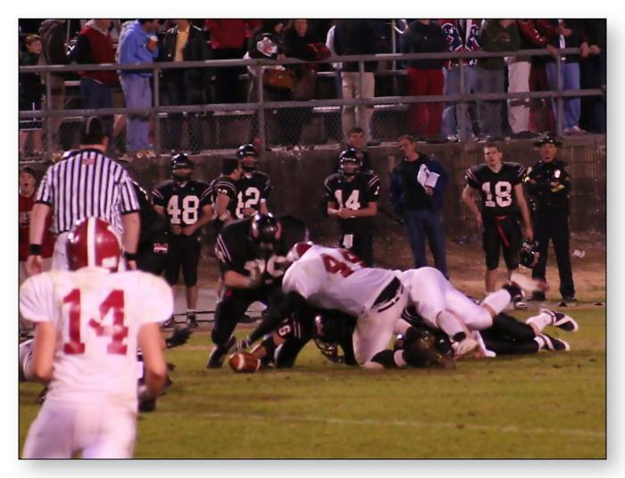 JJ Sims recovers the fumble for Morristown West