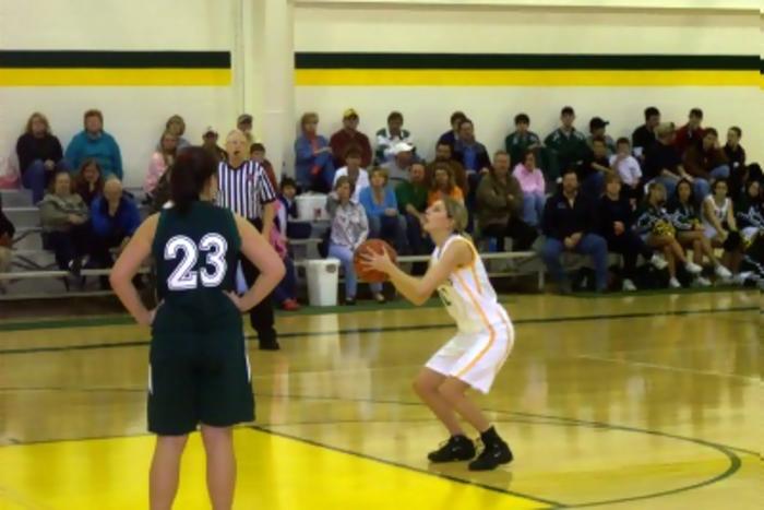Haley Jordan free throws