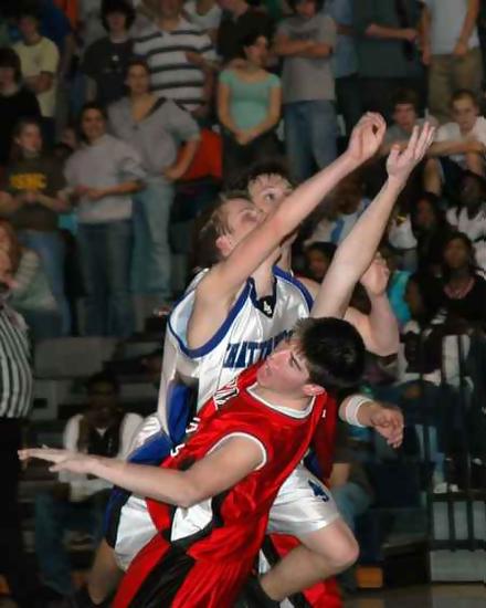 James Wallace of Temple taking the charge from CSAS's Tyler Dragoo.
