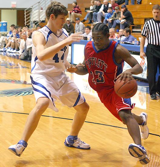 Driving to the basket