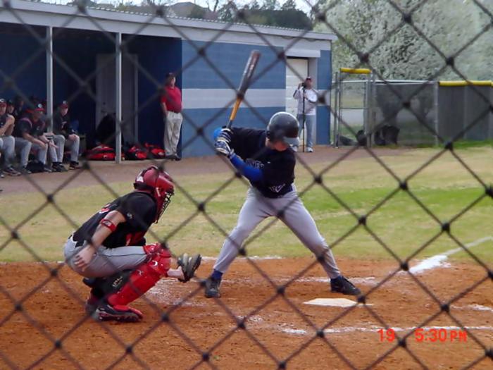 Corey Hastings takes a pitch