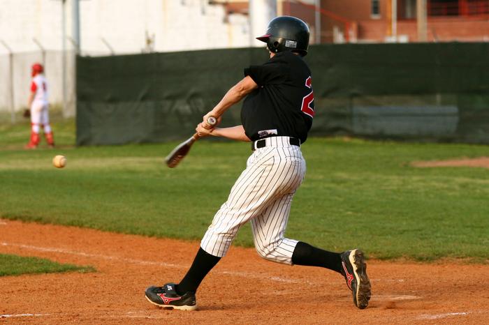 Jeremy Estill reaches on a hit