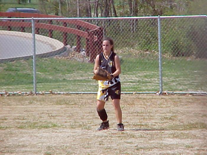 Savanna Hinson in Right Field