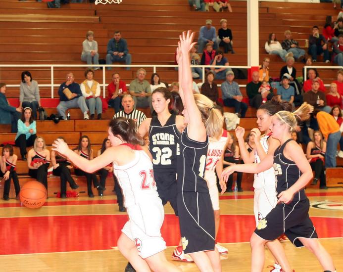 DESTINY, CRYSTAL AND CHELSEY ON DEFENSE...