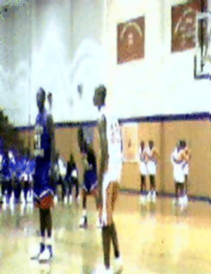 Melvin Brooks waits for the ball